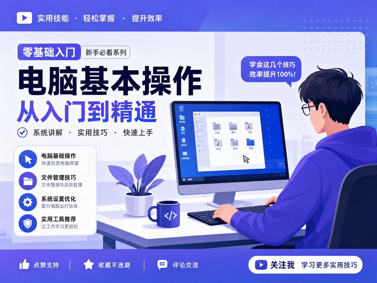 国产自拍电脑技能动漫教程
